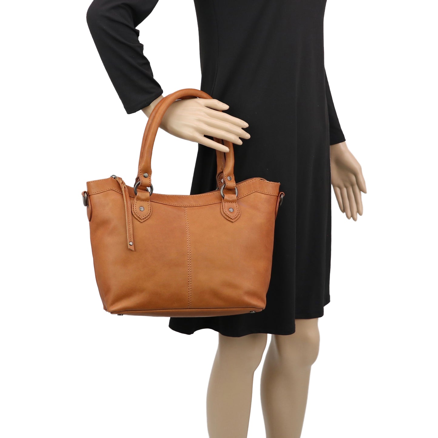 CONCEALED CARRY SADIE LEATHER SATCHEL