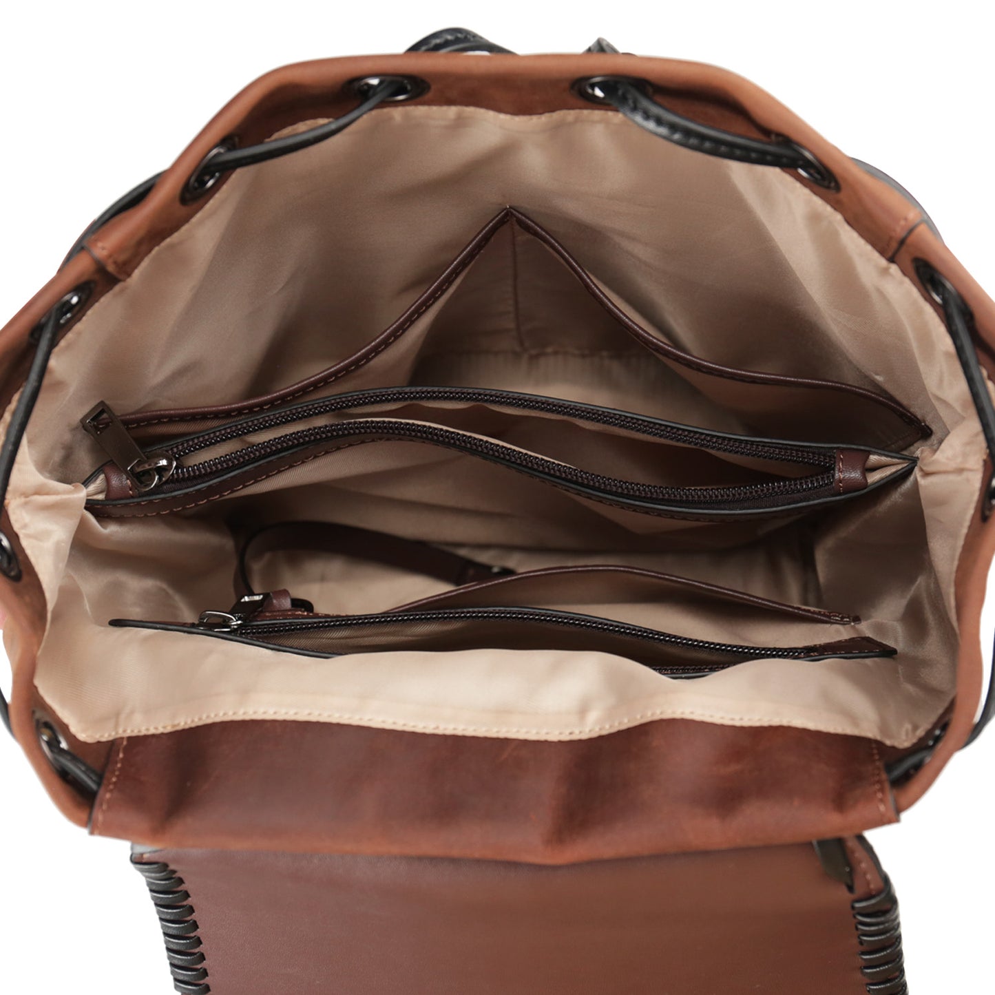 CONCEALED CARRY ALLIE LEATHER BACKPACK