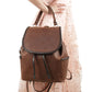 CONCEALED CARRY ALLIE LEATHER BACKPACK