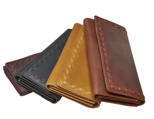 HOPE RFID LEATHER LACED WALLET