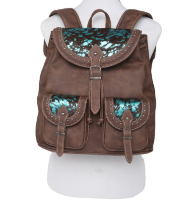 Trinity Ranch Hair On Cowhide Collection Backpack