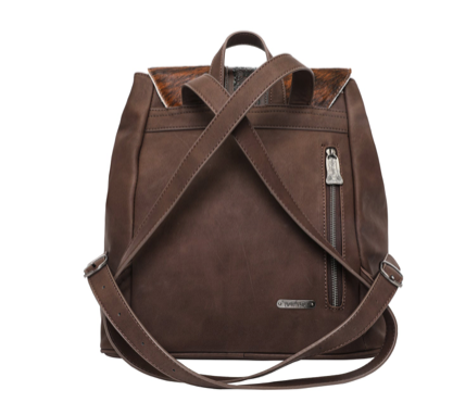Trinity Ranch Hair On Cowhide Collection Concealed Carry Backpack