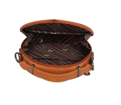 Montana West Aztec Tooled Crossbody Circle Bag