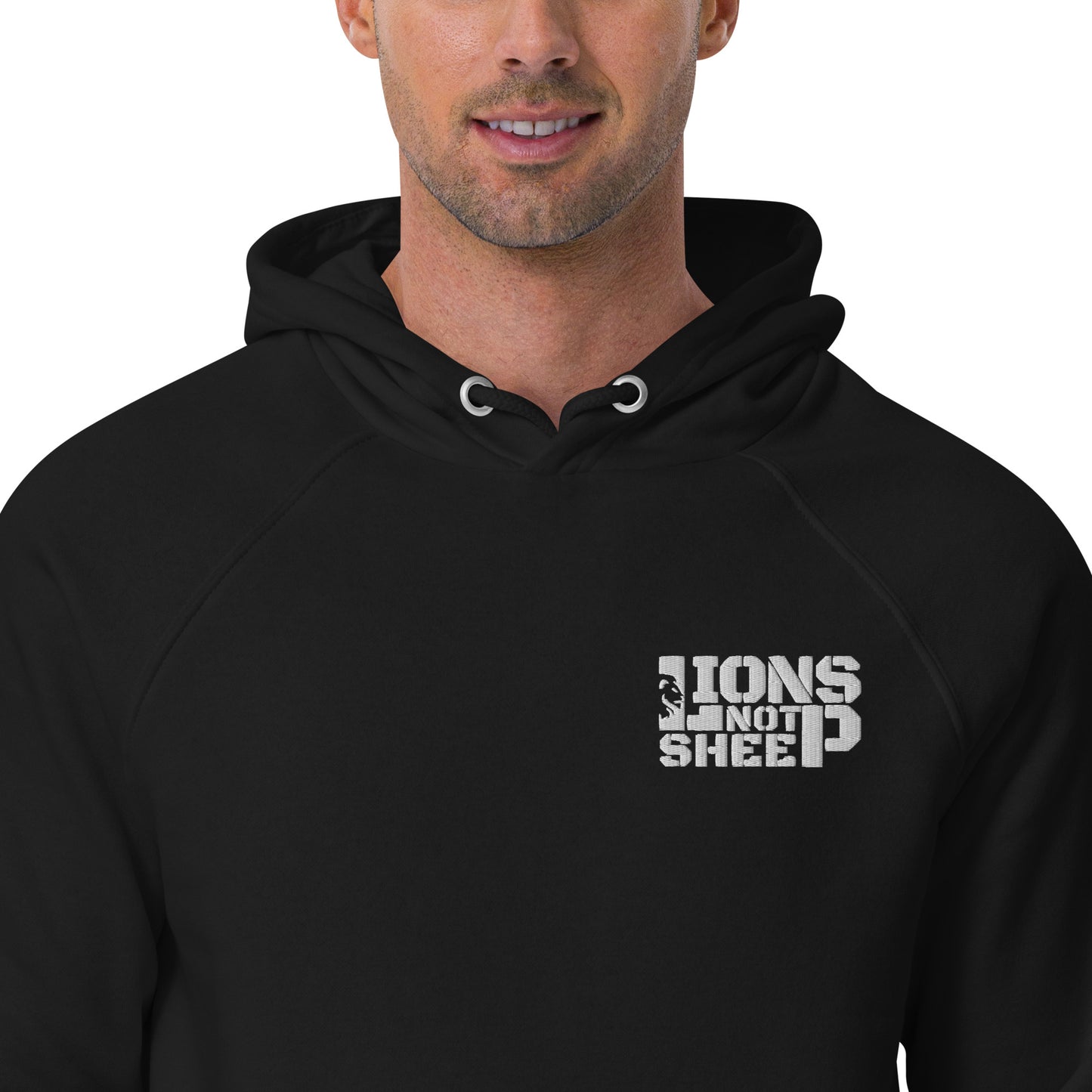 Unisex eco raglan hoodie
