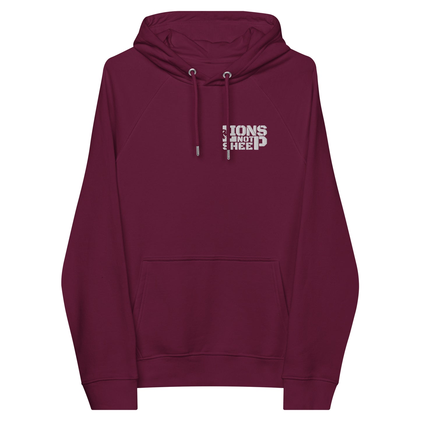 Unisex eco raglan hoodie
