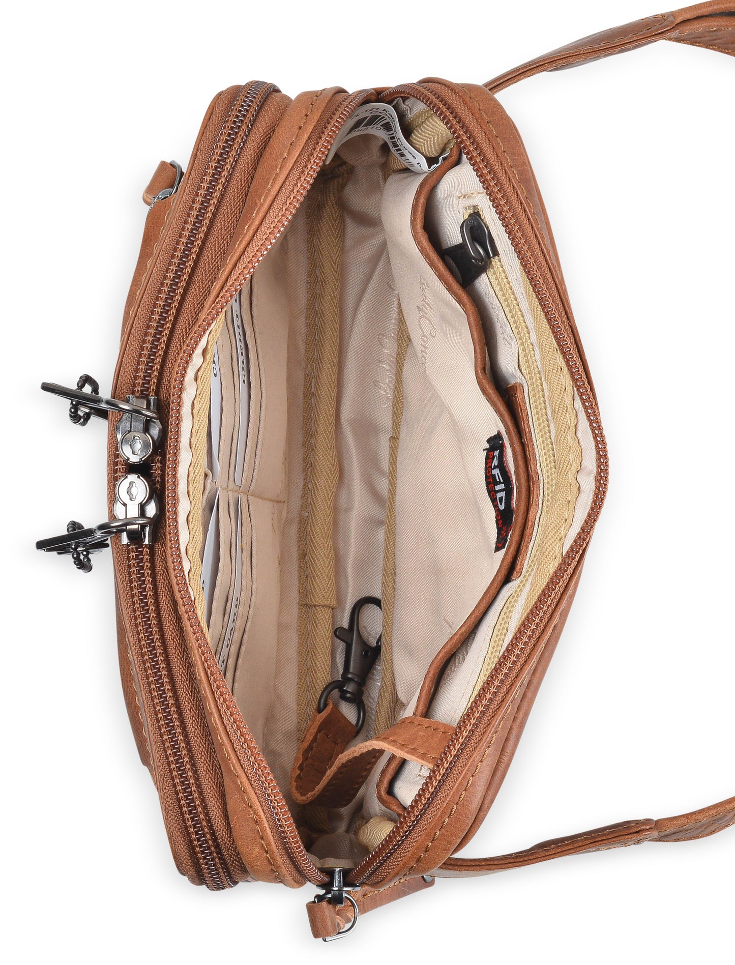 CONCEALED CARRY KAILEY LEATHER PURSE PACK