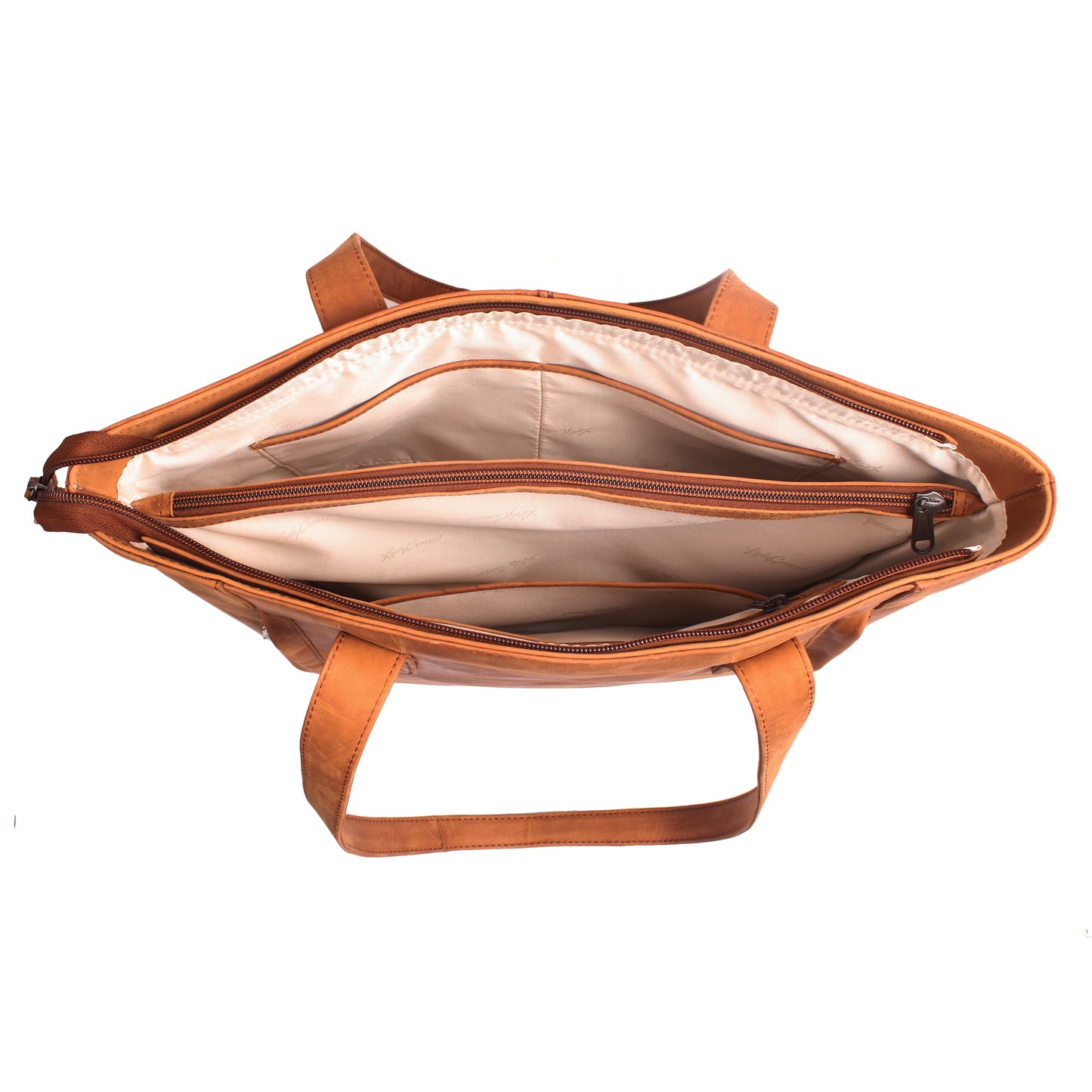 CONCEALED CARRY NORAH LARGE LEATHER TOTE