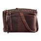 CONCEALED CARRY BRYNN ARCHED LEATHER CROSSBODY