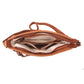 CONCEALED CARRY BRYNN ARCHED LEATHER CROSSBODY
