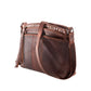 CONCEALED CARRY BRYNN ARCHED LEATHER CROSSBODY