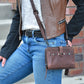 CONCEALED CARRY MILLIE LEATHER CROSSBODY ORGANIZER