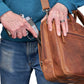 CONCEALED CARRY HAYDEN LEATHER COMPUTER BRIEFCASE WITH RFID ORGANIZER