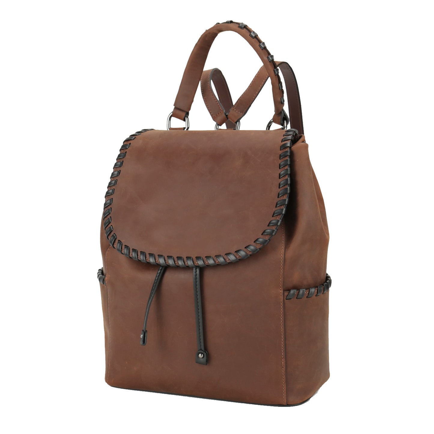 CONCEALED CARRY ALLIE LEATHER BACKPACK
