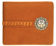 Genuine Leather Spiritual Collection Men's Wallet