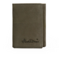 Genuine Leather Men's Tri-Fold Wallet