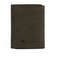 Genuine Leather Men's Tri-Fold Wallet