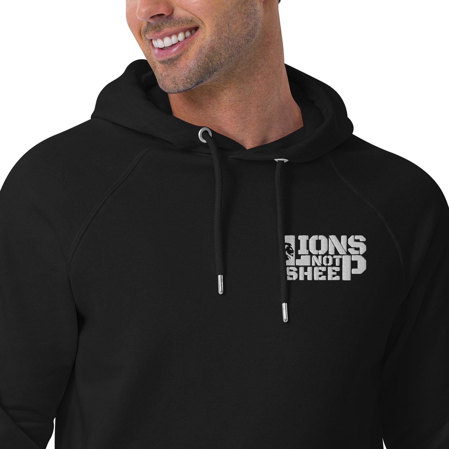 Unisex eco raglan hoodie