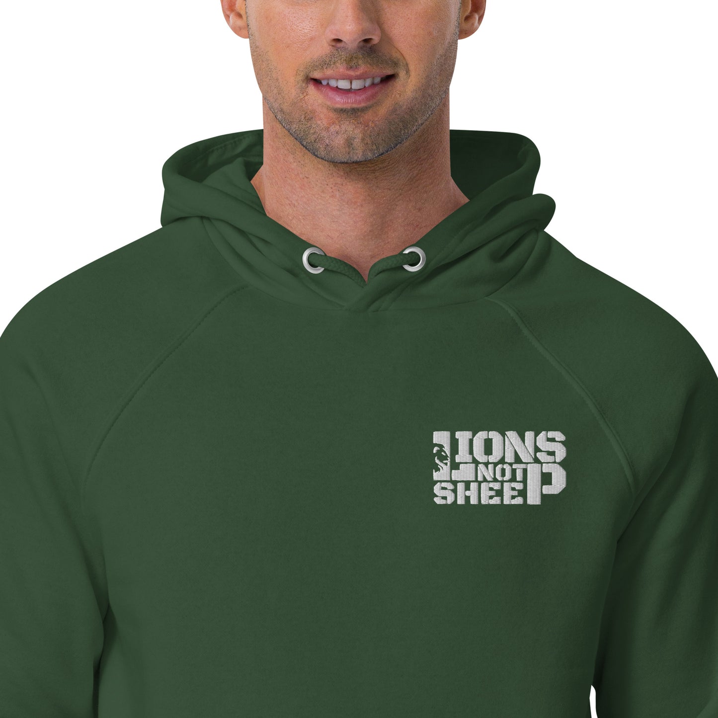 Unisex eco raglan hoodie