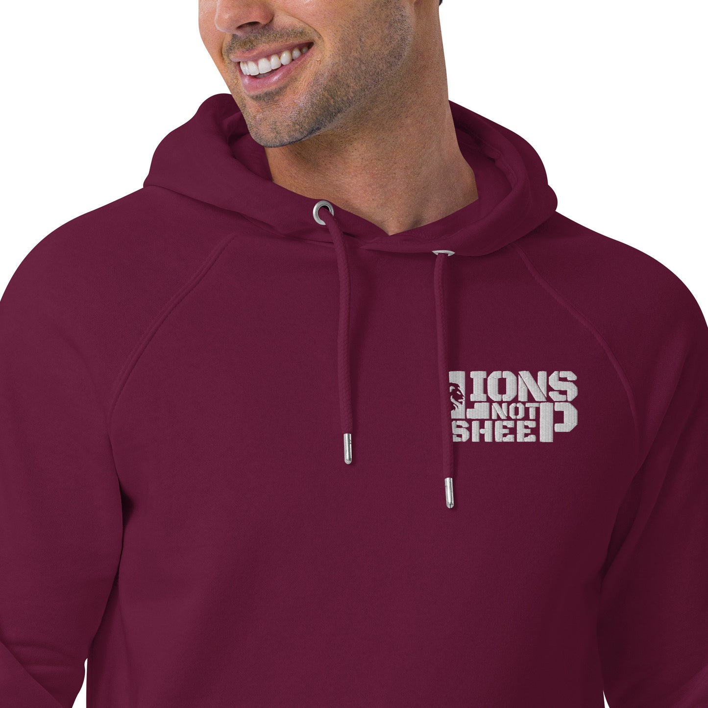 Unisex eco raglan hoodie