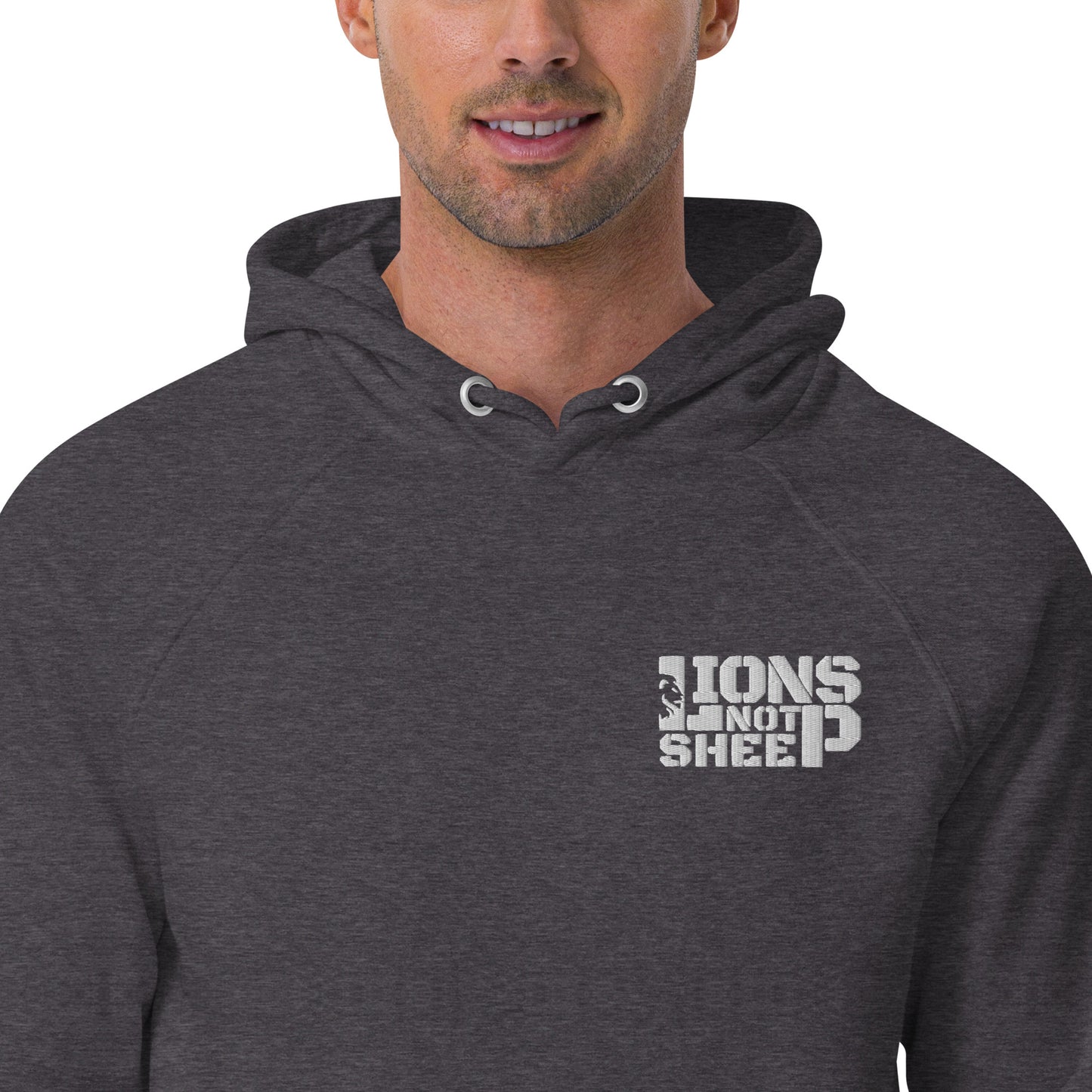 Unisex eco raglan hoodie